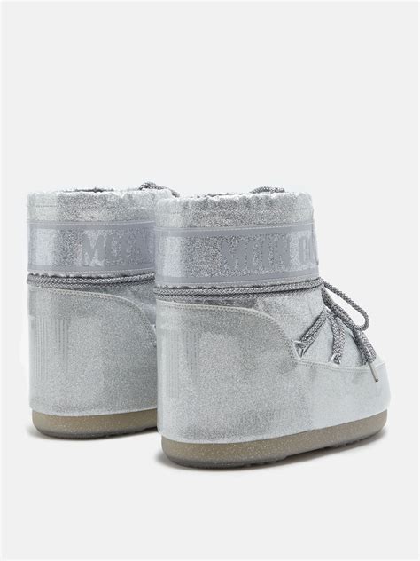 prada tasche silber glitzer|Moonboot Mb Icon Low Glitter Silver .